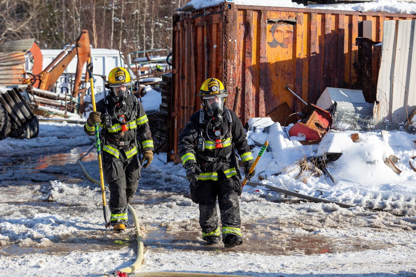 Un garage de Saint-Frédéric complètement détruit par le feu