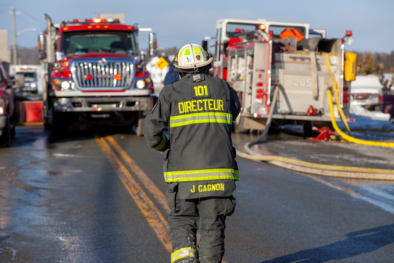 Un garage de Saint-Frédéric complètement détruit par le feu