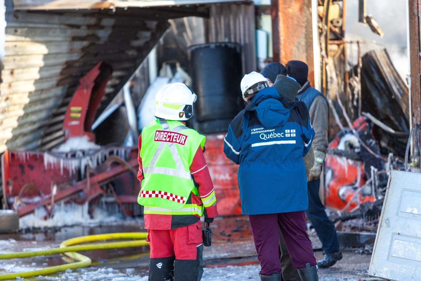 Un garage de Saint-Frédéric complètement détruit par le feu
