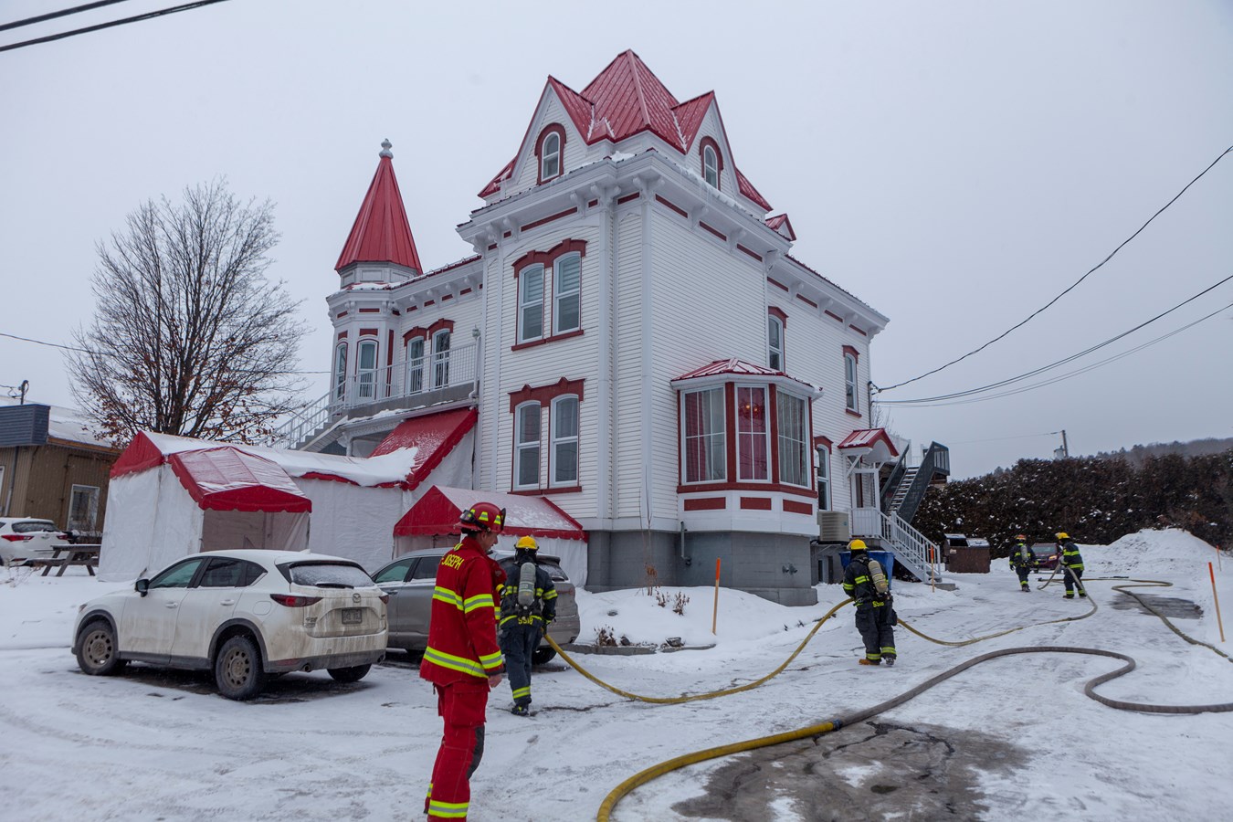 Intervention des services d'urgences à Beauceville et à Saint-Georges