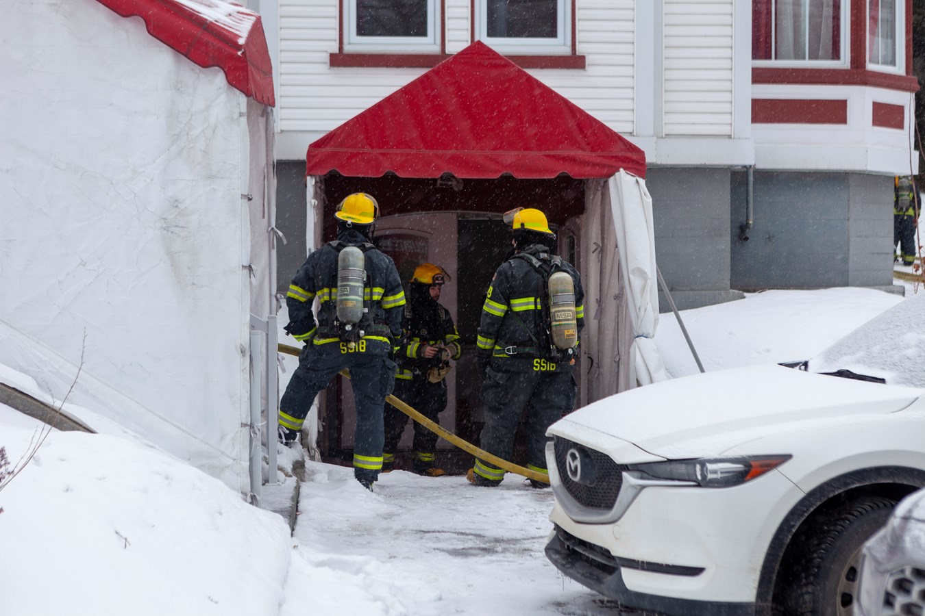 Intervention des services d'urgences à Beauceville et à Saint-Georges