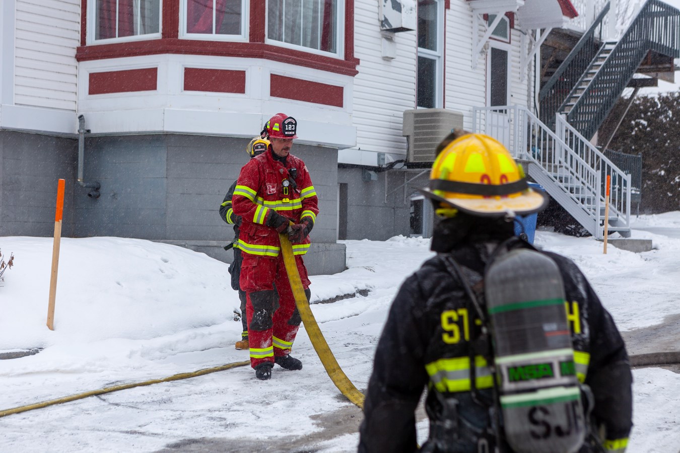 Intervention des services d'urgences à Beauceville et à Saint-Georges