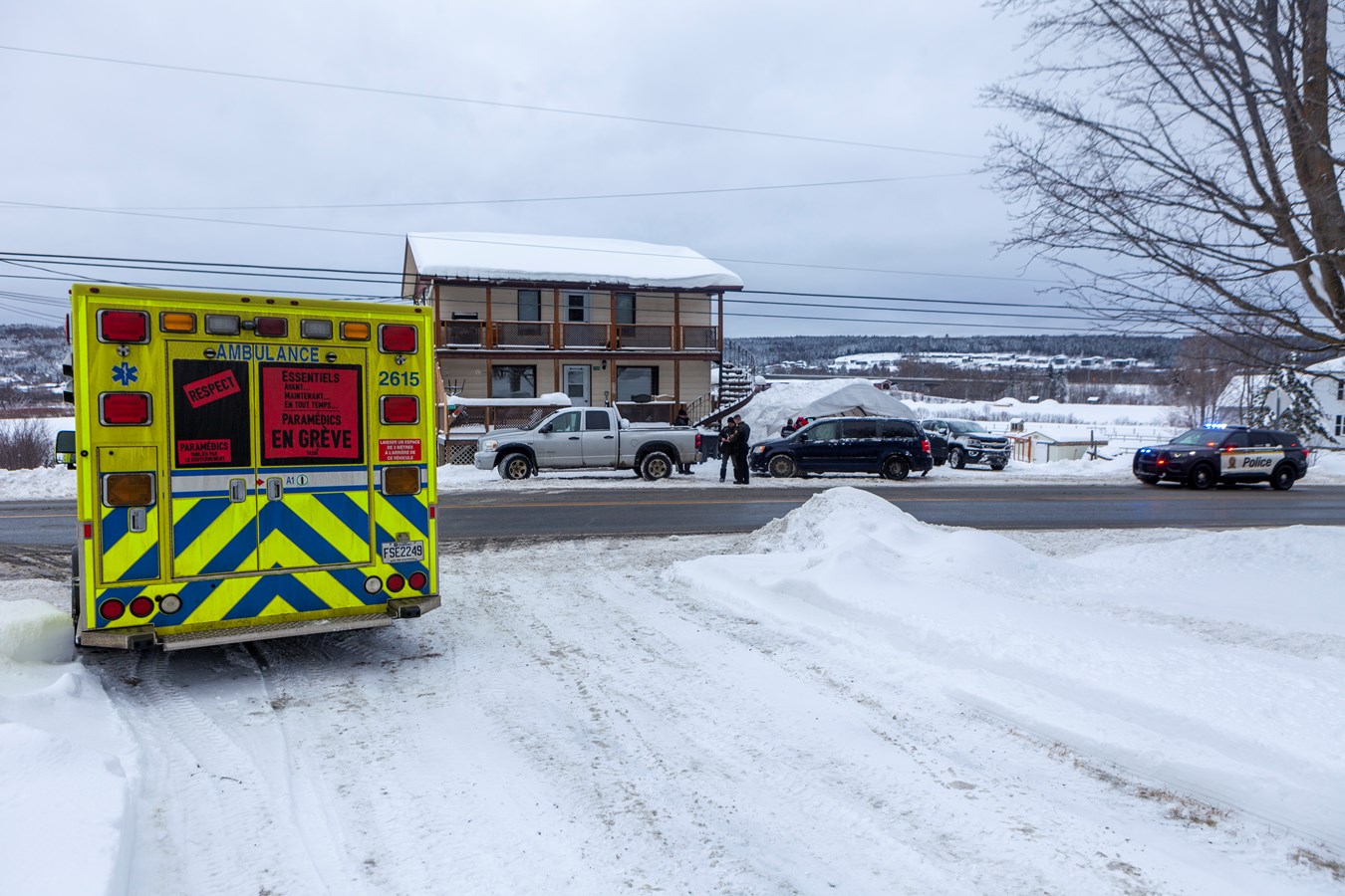 Deux accidents sur la route et un incendie dans la région