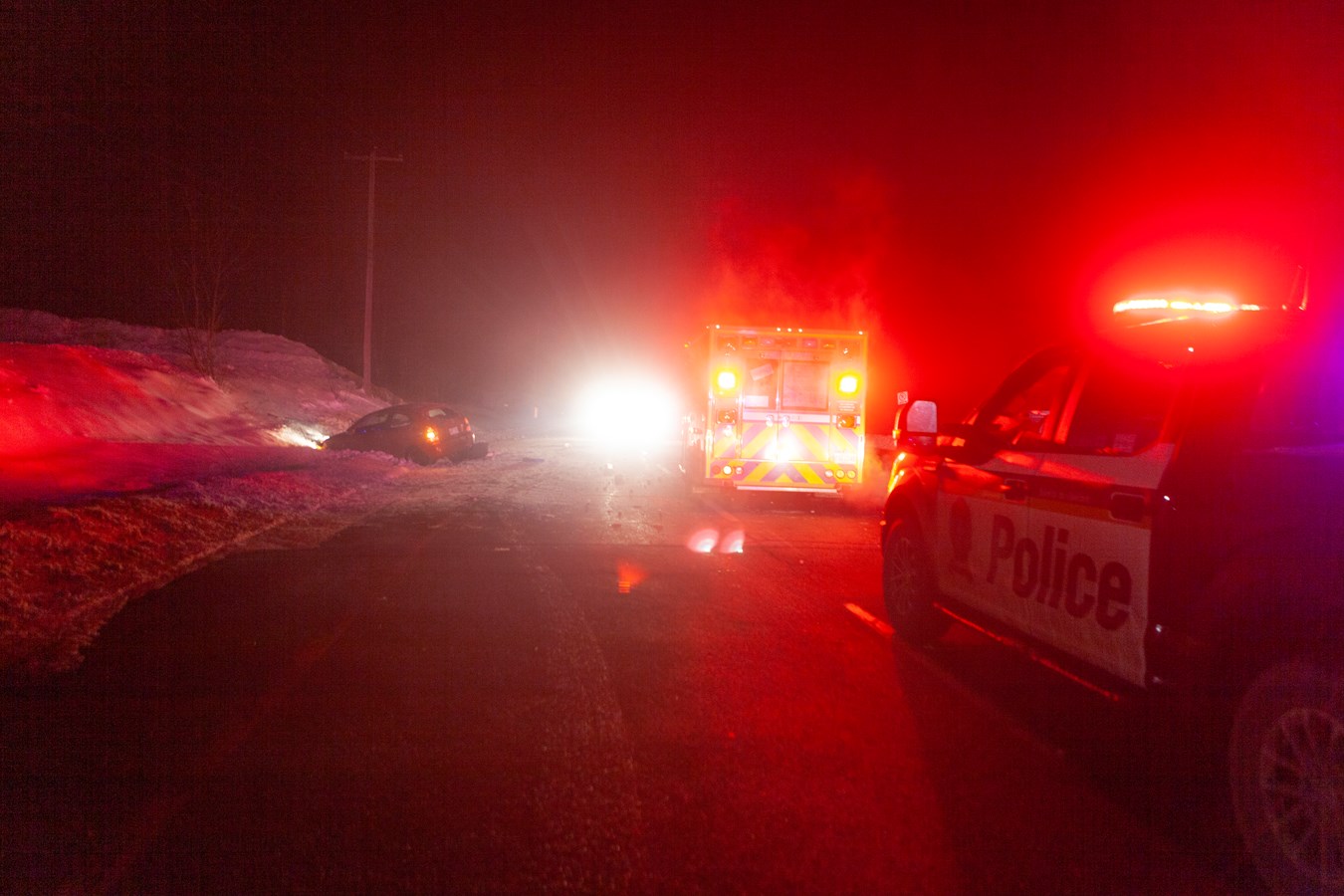 Un jeune conducteur fait une sortie de route à Beauceville