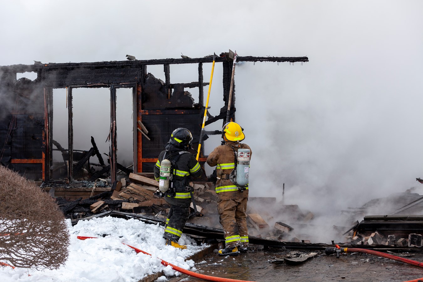 Une résidence détruite par un incendie à Sainte-Marguerite