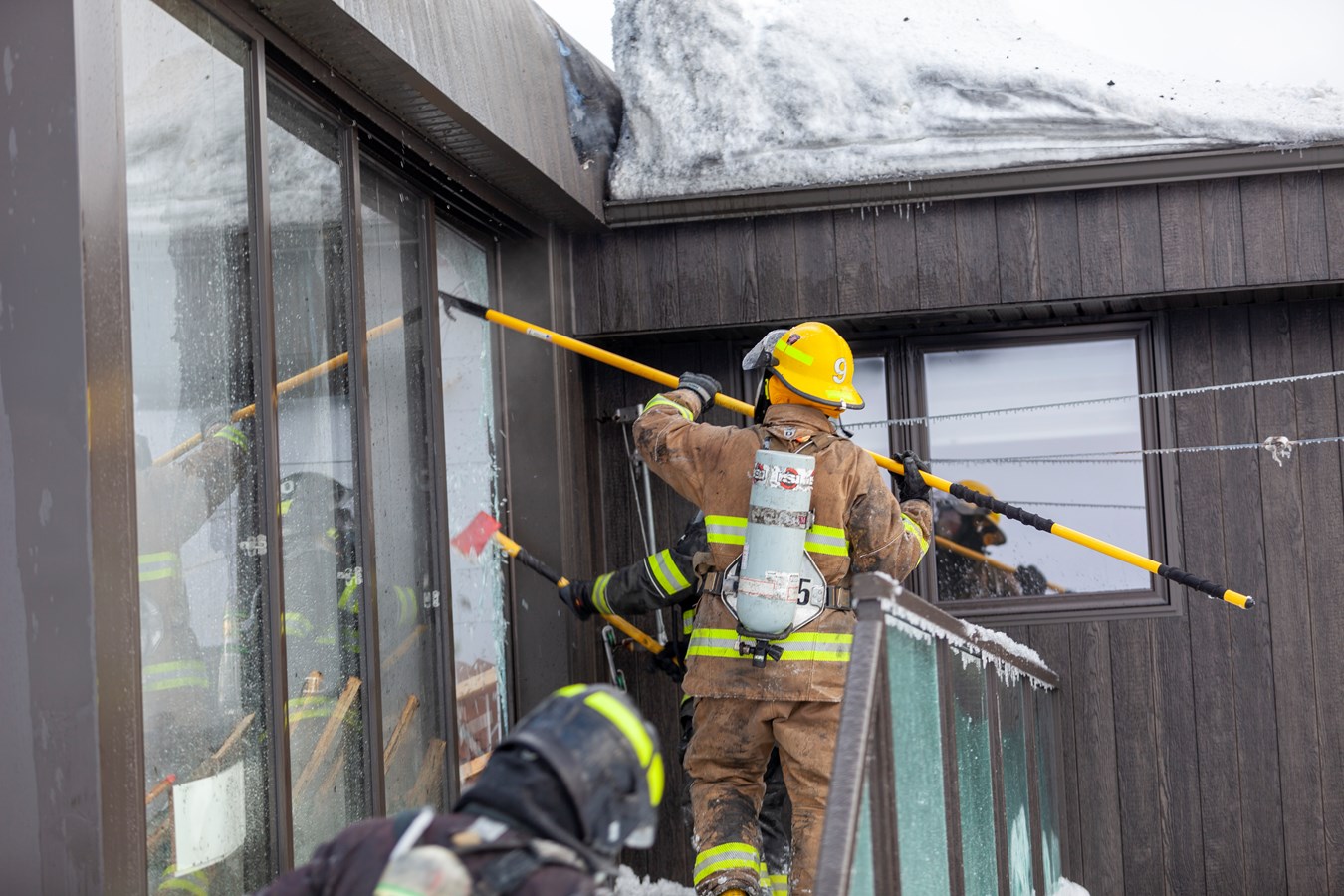 Une résidence détruite par un incendie à Sainte-Marguerite