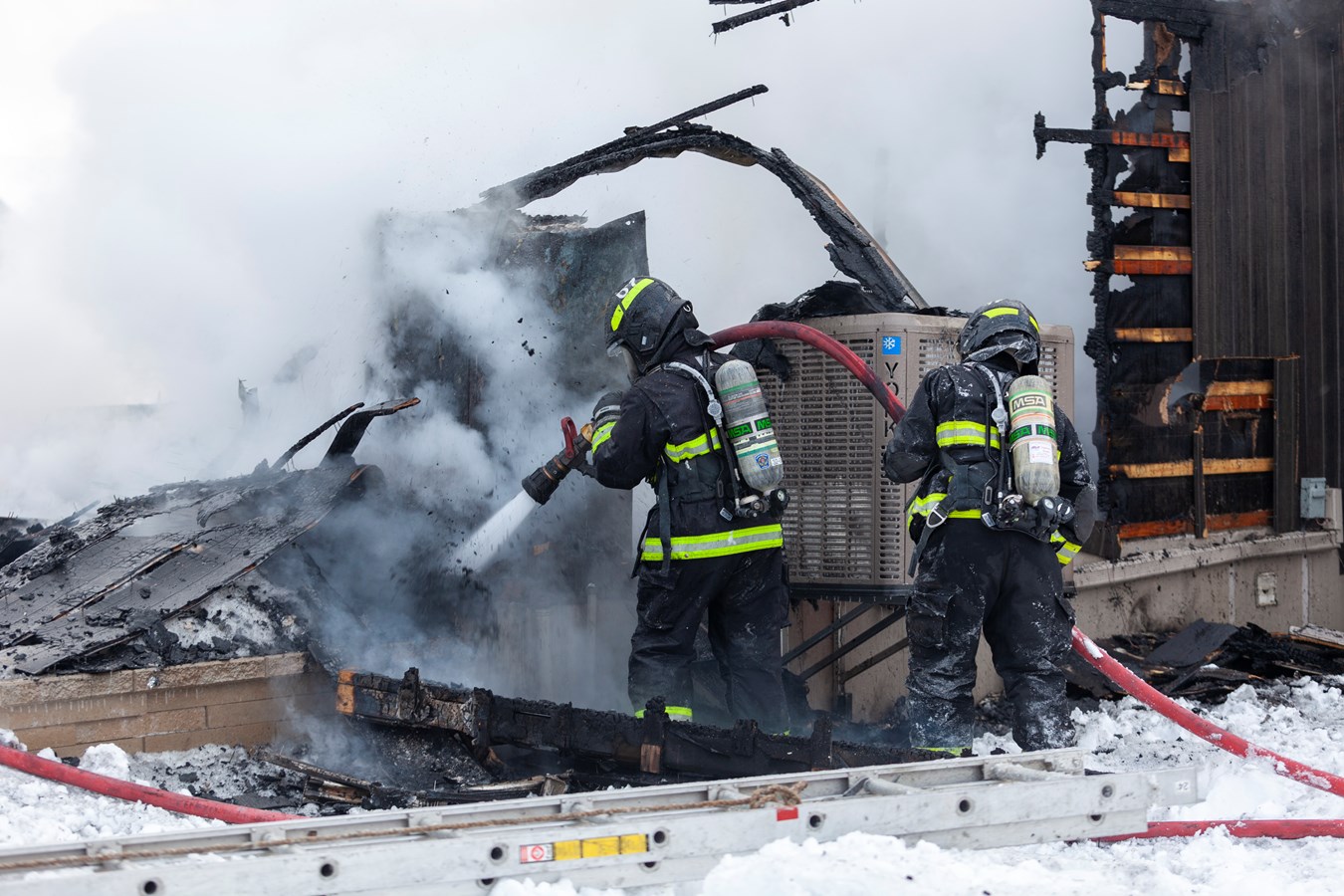 Une résidence détruite par un incendie à Sainte-Marguerite