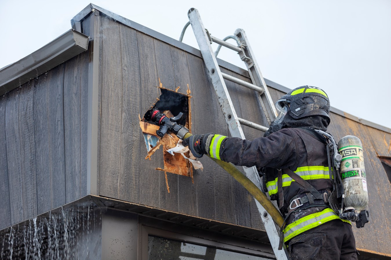Une résidence détruite par un incendie à Sainte-Marguerite