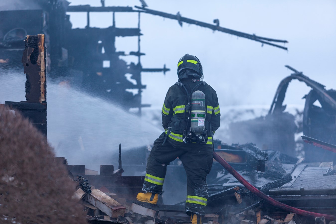 Une résidence détruite par un incendie à Sainte-Marguerite
