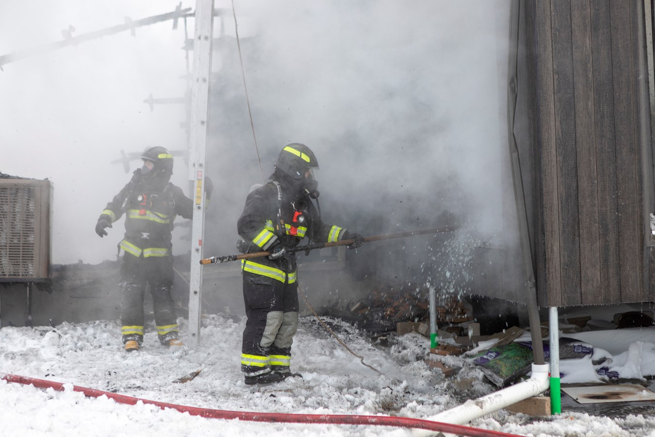 Une résidence détruite par un incendie à Sainte-Marguerite