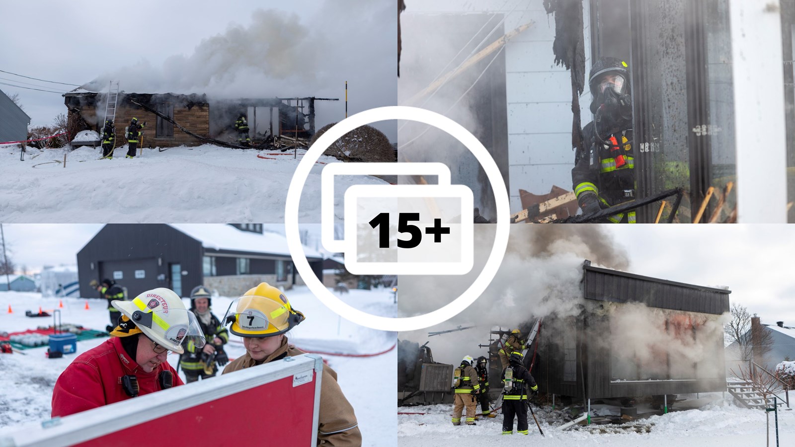 Une résidence détruite par un incendie à Sainte-Marguerite