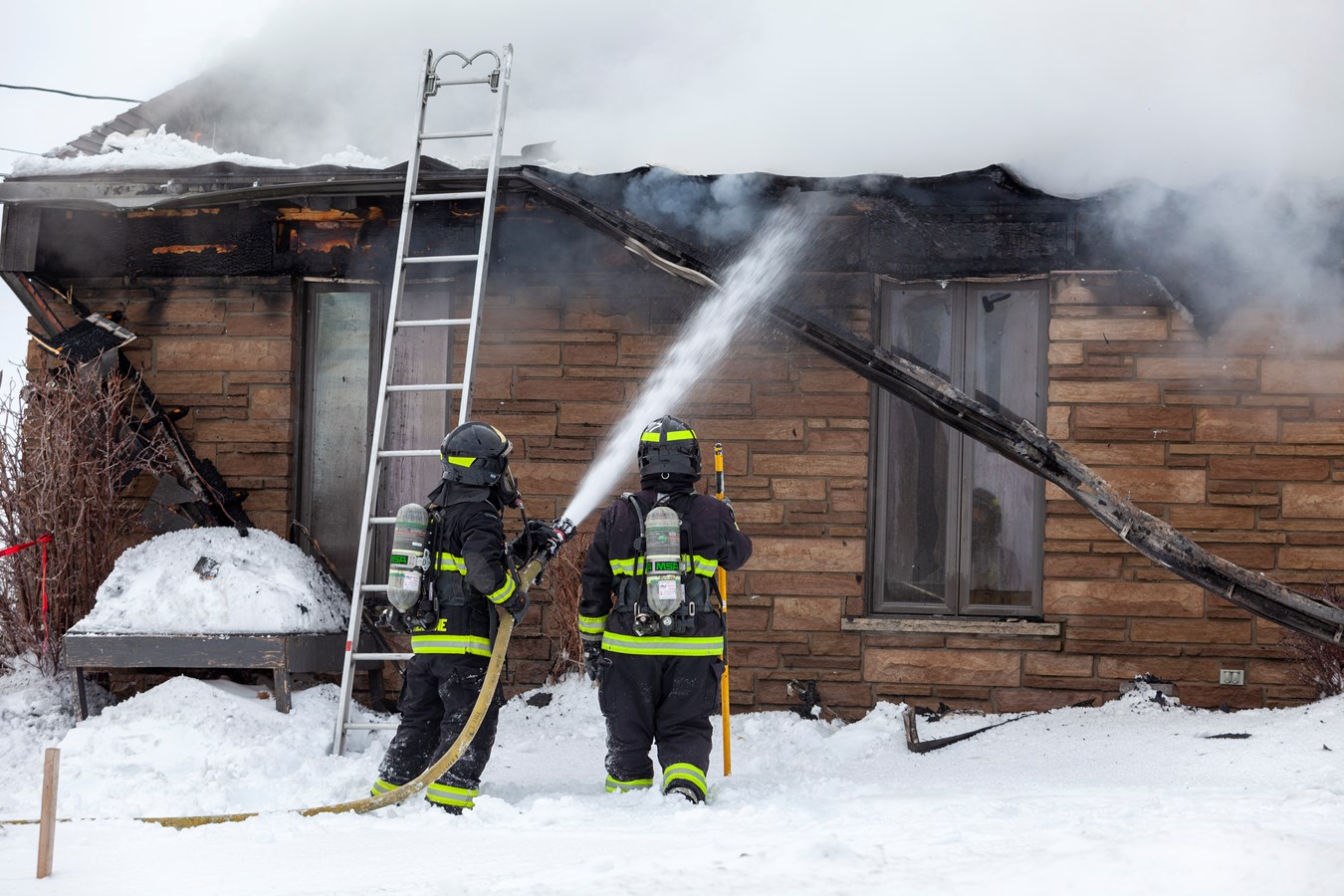 Une résidence détruite par un incendie à Sainte-Marguerite