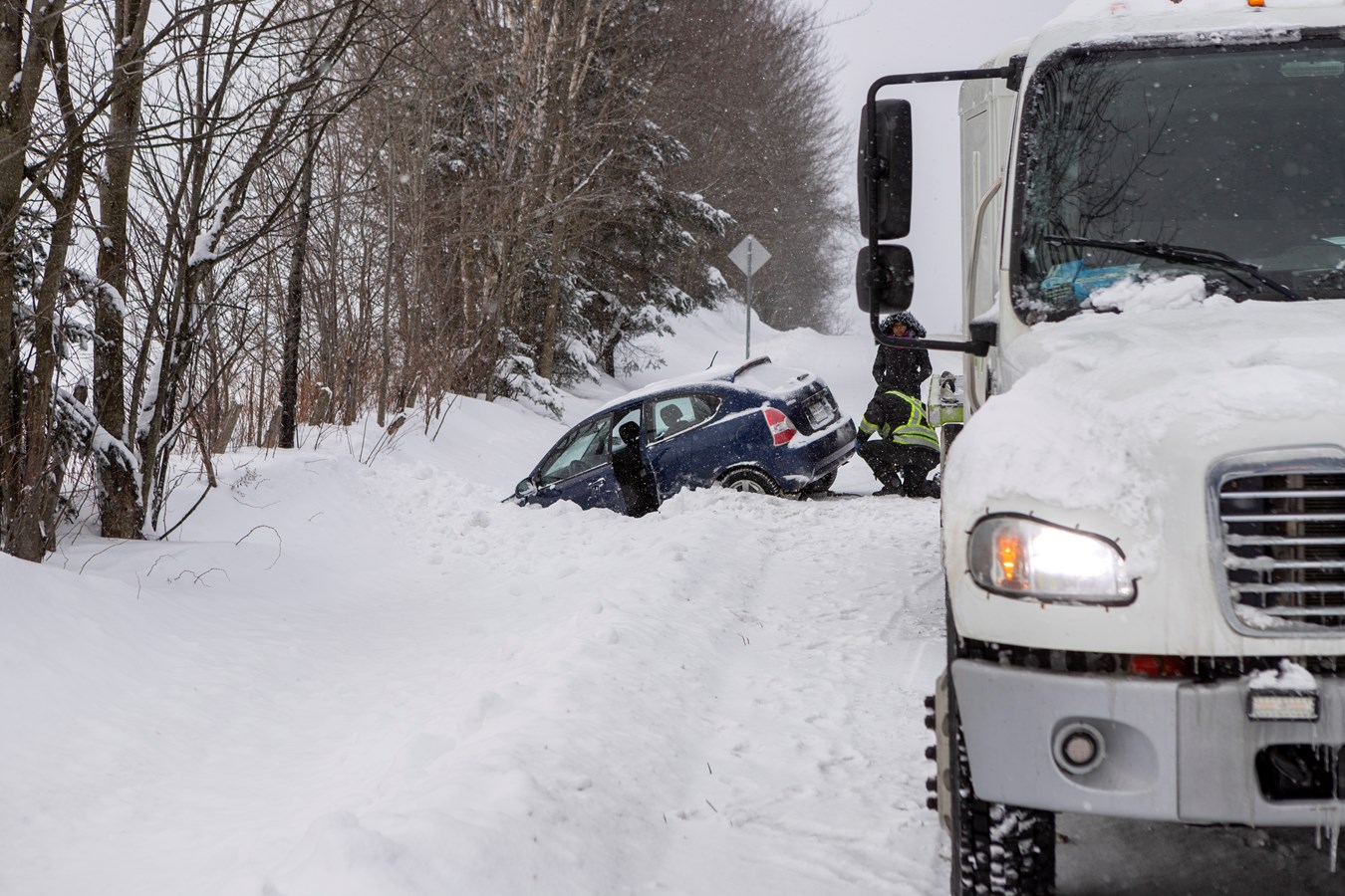 Sortie de route Avenue Lambert, Beauceville