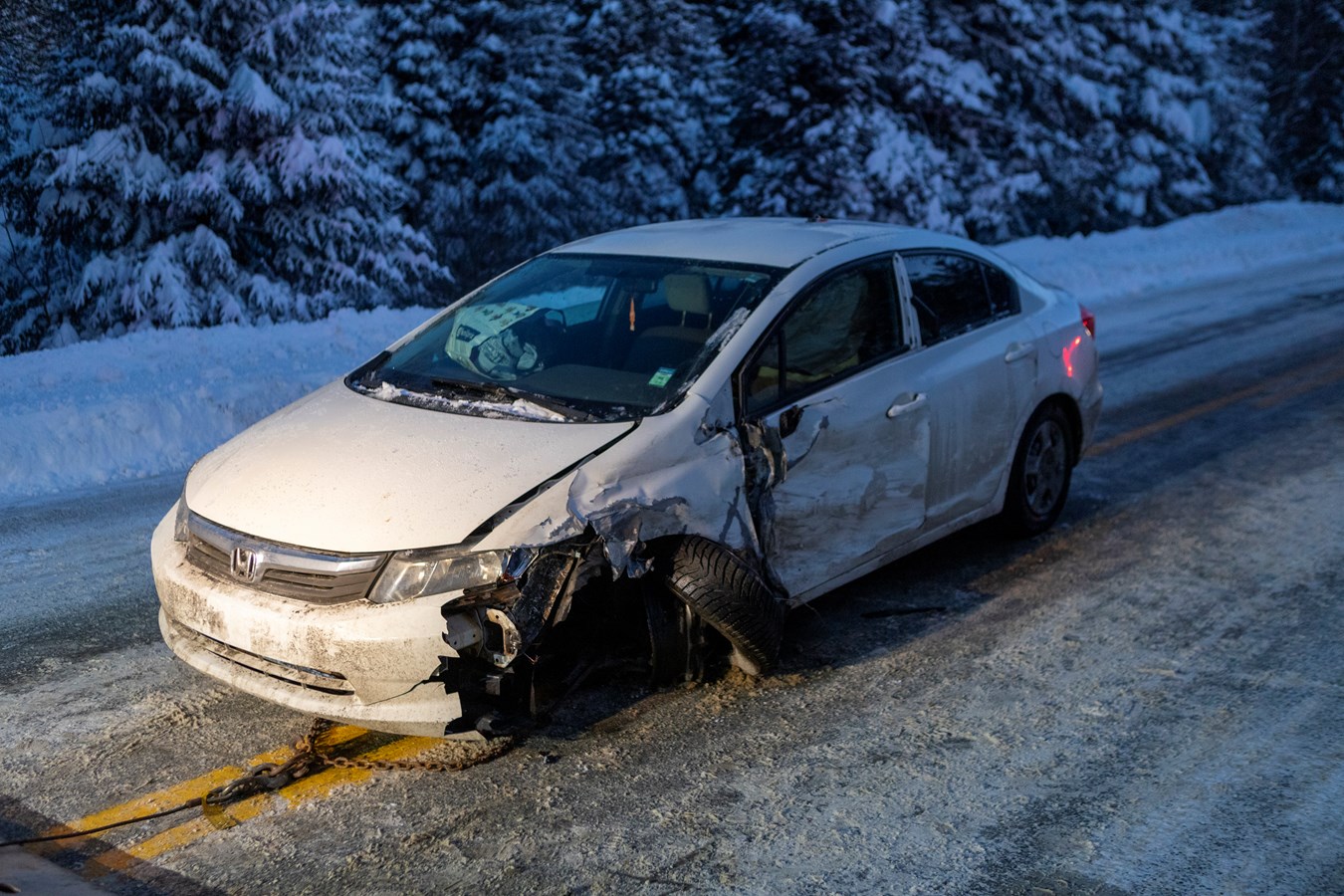 Un accident à Frampton ce matin