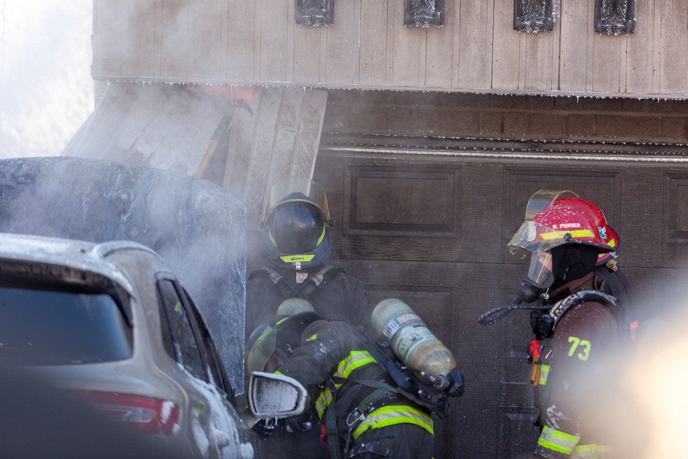 Feu de véhicule à Saint-Georges: les dommages sont limités