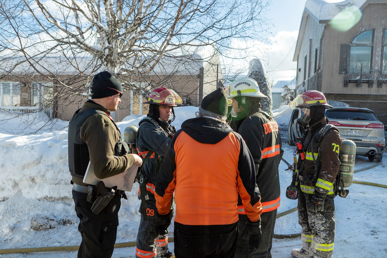 Feu de véhicule à Saint-Georges: les dommages sont limités