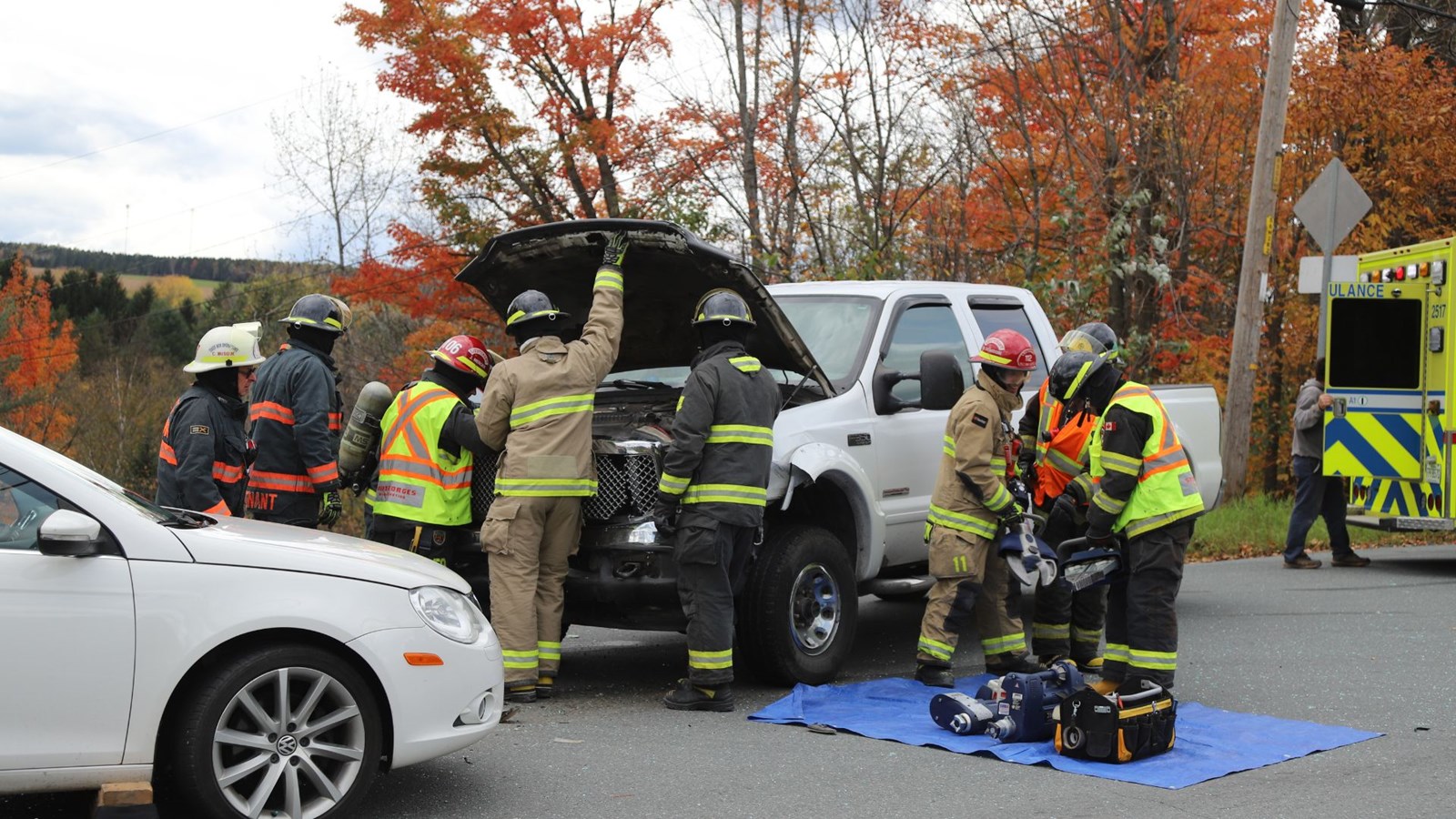 Deux blessés mineurs dans un accident à Saint-Georges