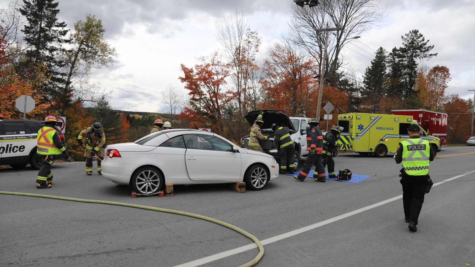Deux blessés mineurs dans un accident à Saint-Georges