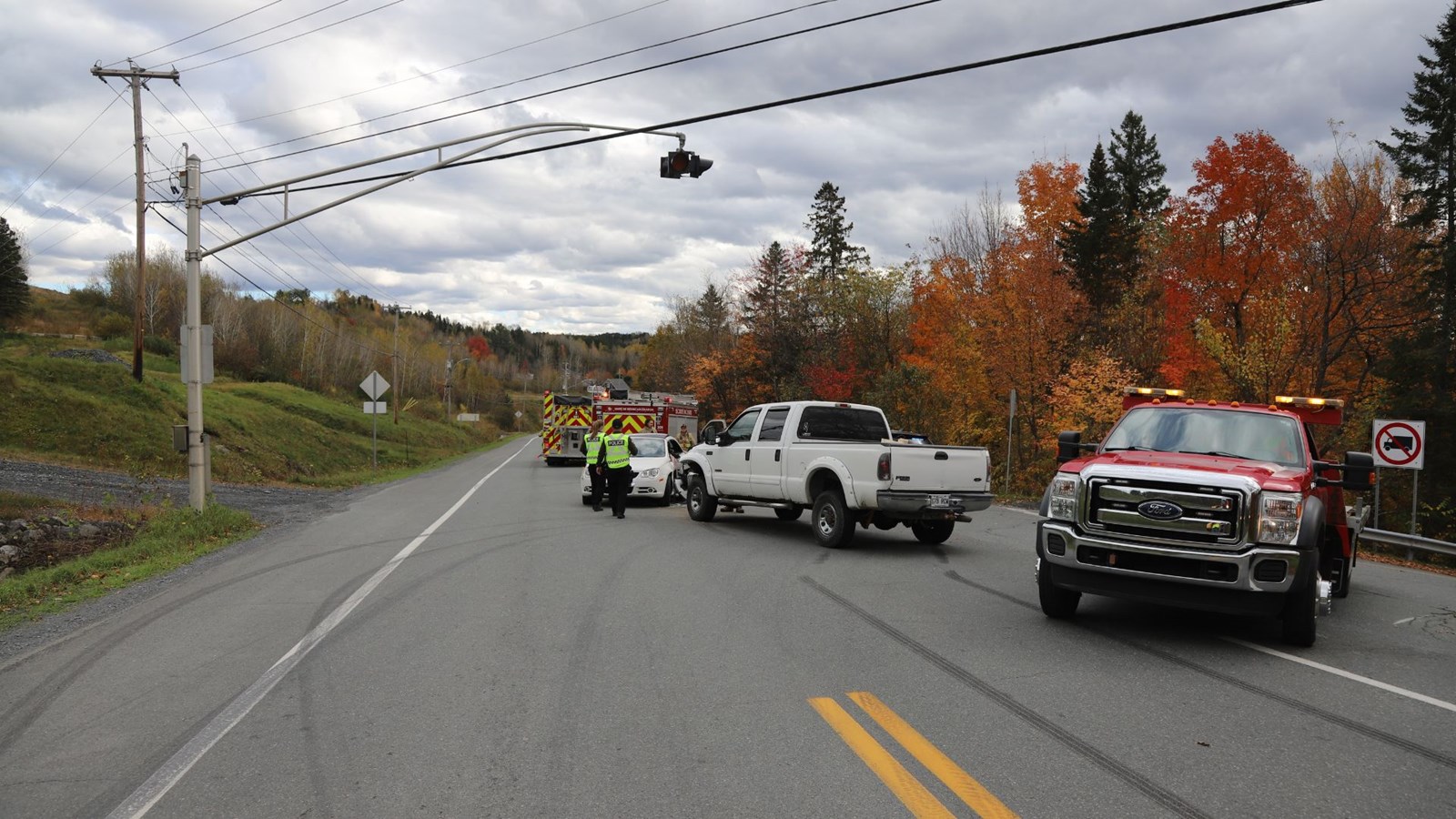 Deux blessés mineurs dans un accident à Saint-Georges