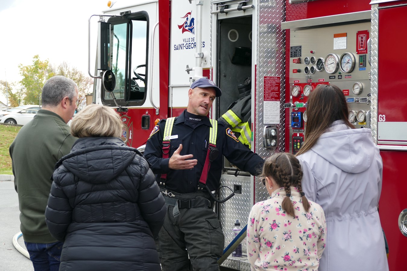 Saint-Georges: les pompiers font rêver petits et grands lors de la porte ouverte