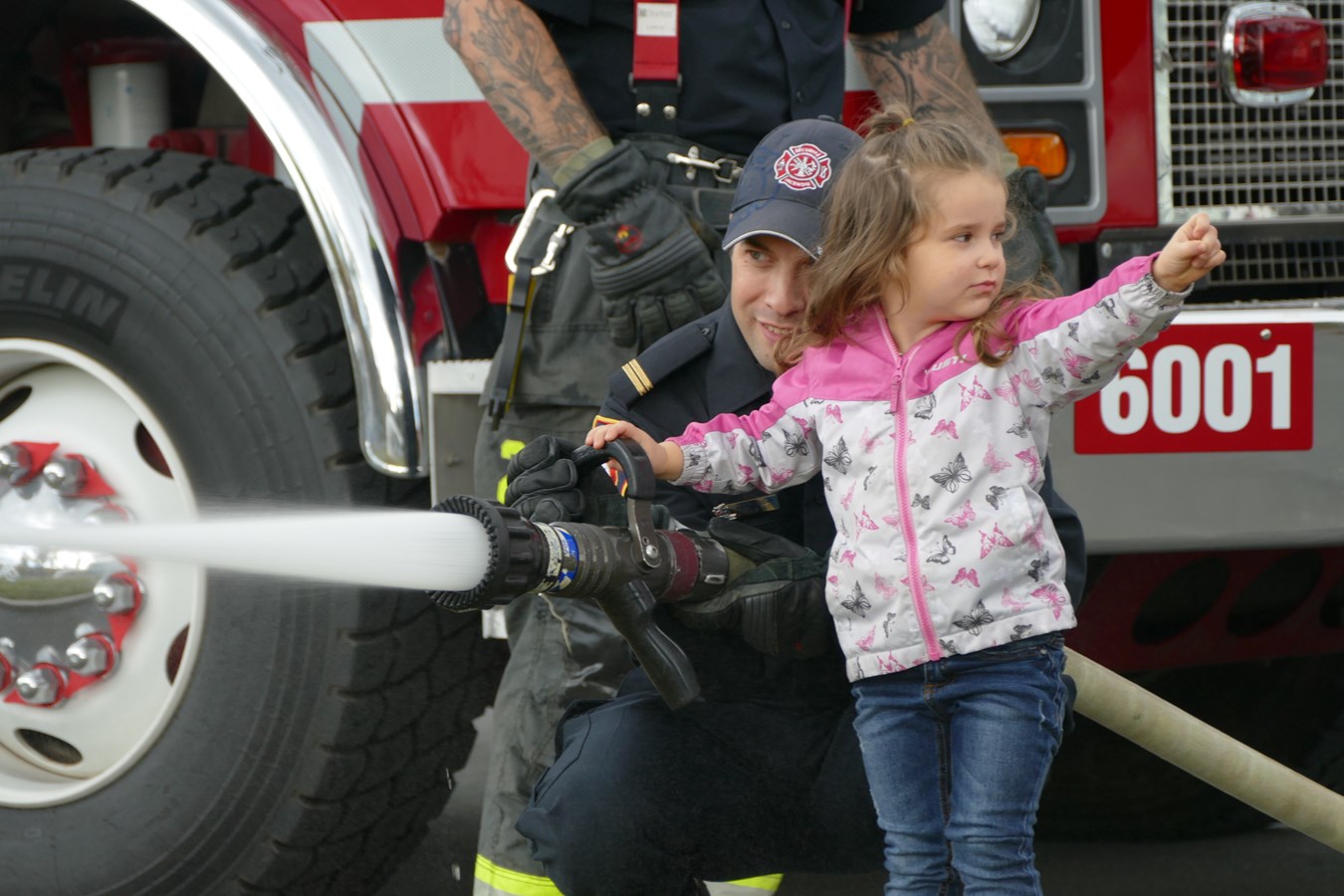 Saint-Georges: les pompiers font rêver petits et grands lors de la porte ouverte