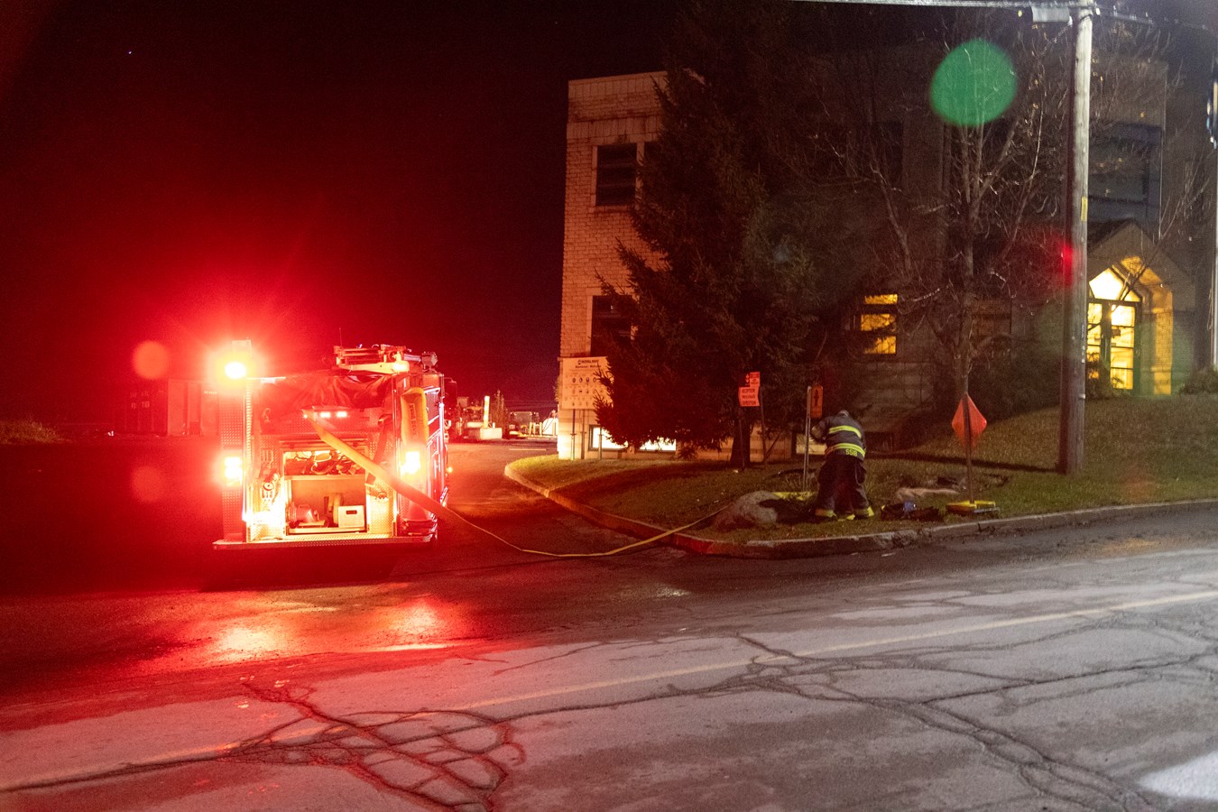 Feu d'industrie chez Royal Mat à Beauceville