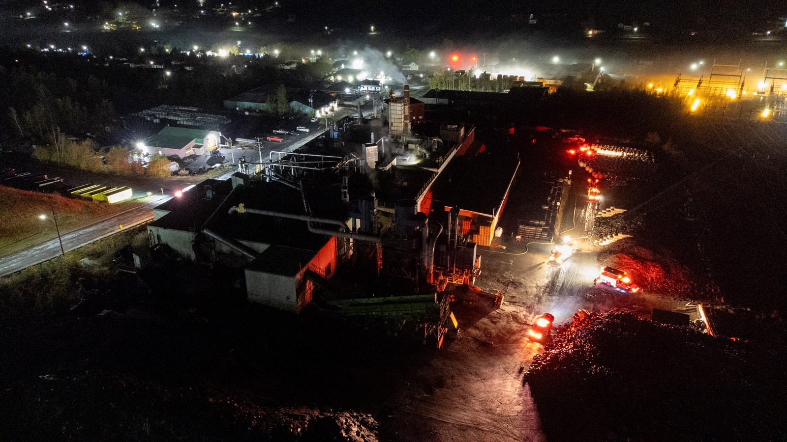 Feu d'industrie chez Royal Mat à Beauceville