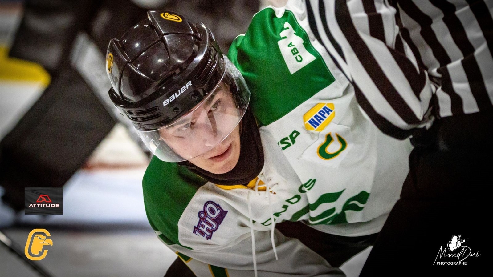 Le capitaine Dylan Champagne a disputé un 100e match en carrière dans la LHJAAAQ.