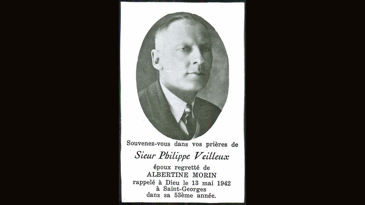 Le marchand Philippe Veilleux au siècle dernier