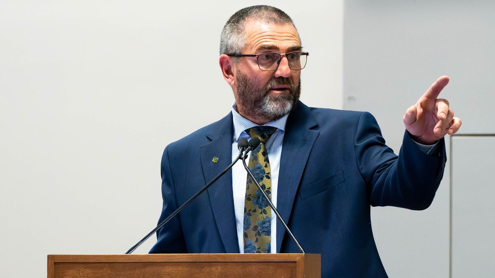 Le président de la Fédération de l'UPA Chaudière-Appalaches, James Allen.