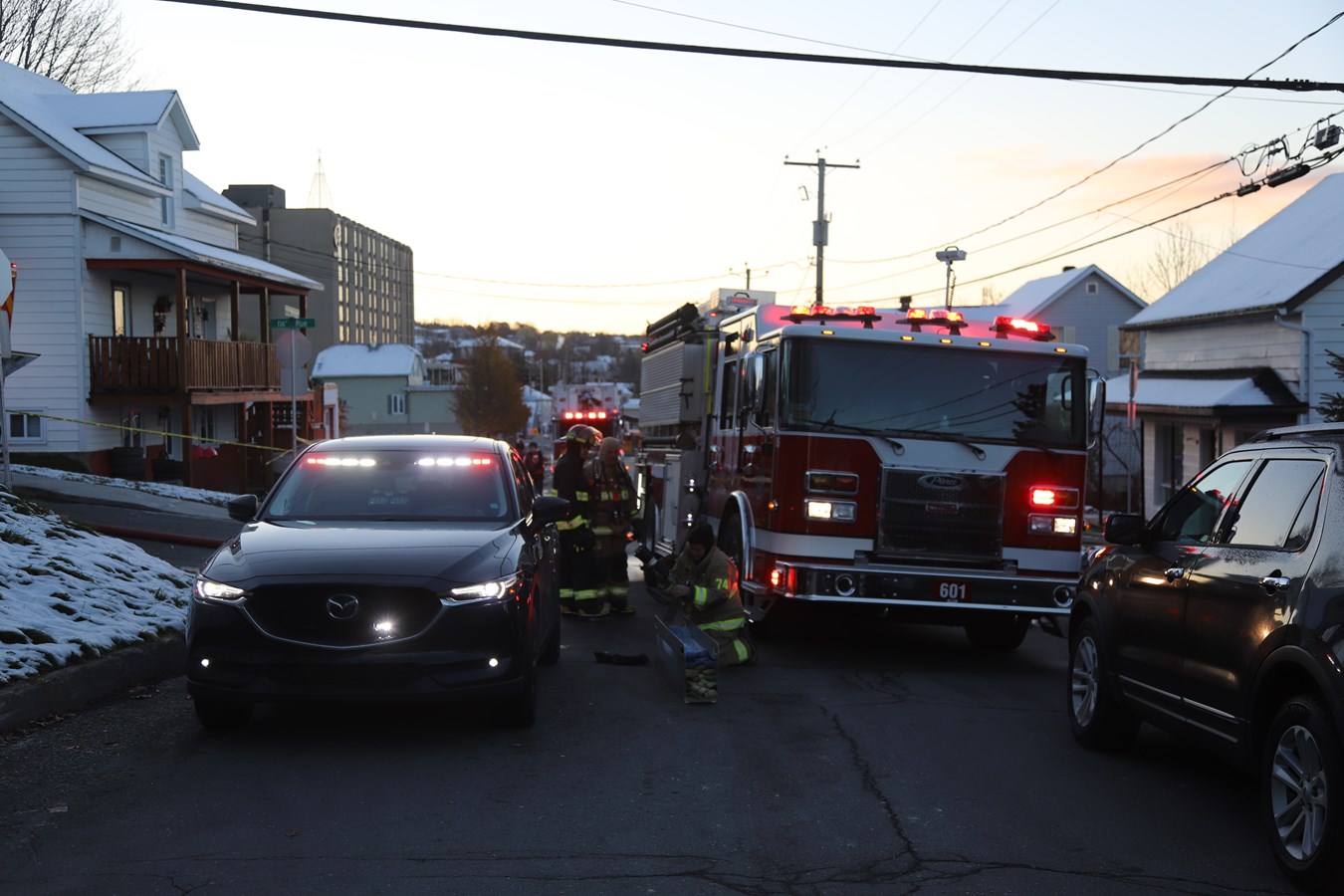 Saint-Georges: intervention des pompiers sur un incendie suspect