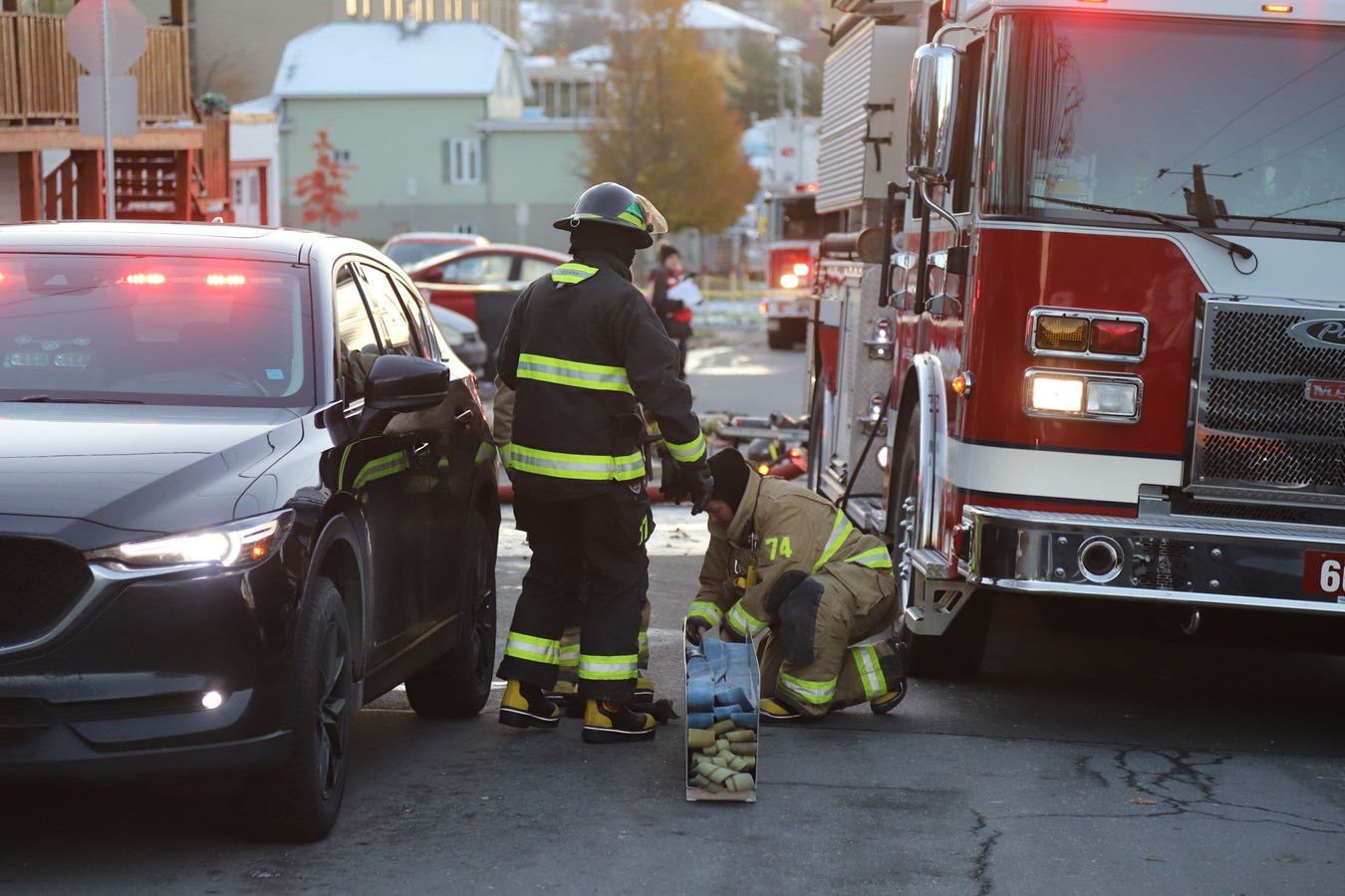 Saint-Georges: intervention des pompiers sur un incendie suspect