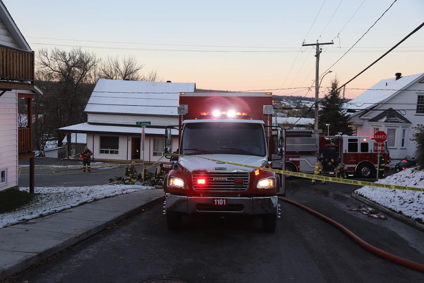 Saint-Georges: intervention des pompiers sur un incendie suspect