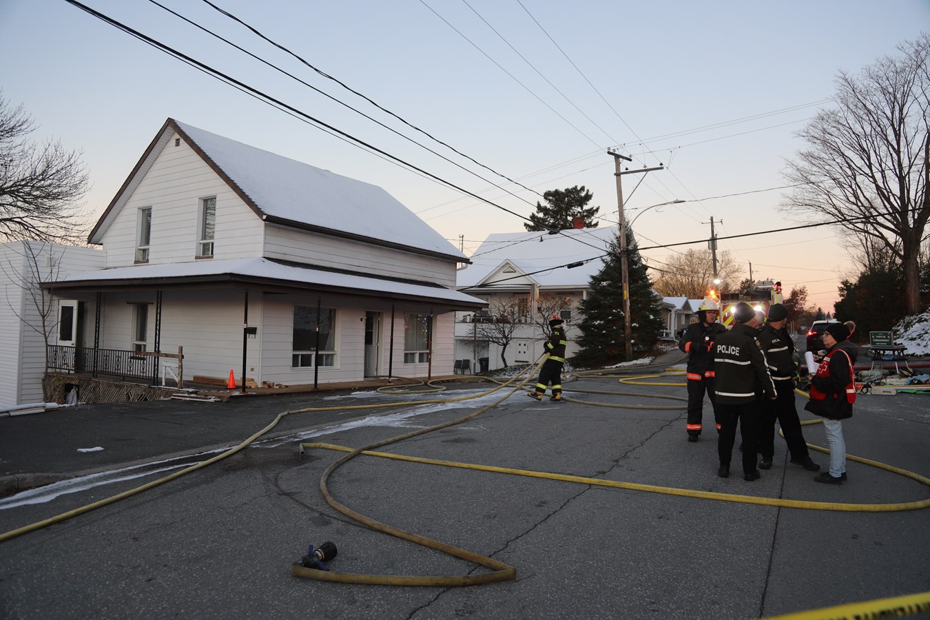 Saint-Georges: intervention des pompiers sur un incendie suspect