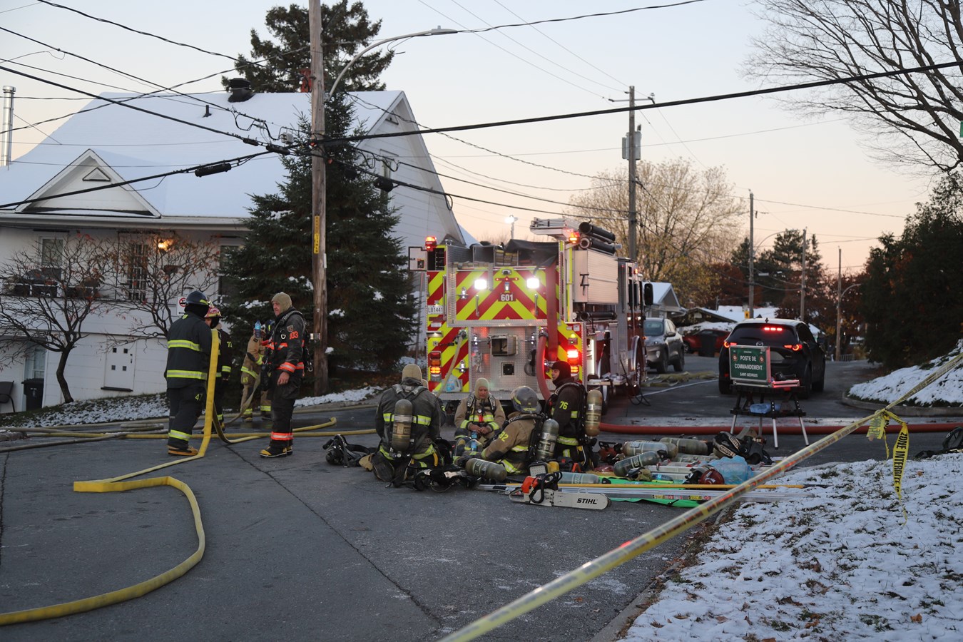 Saint-Georges: intervention des pompiers sur un incendie suspect