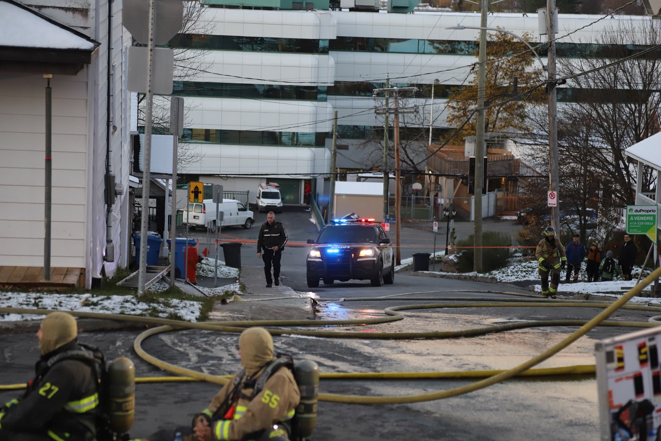 Saint-Georges: intervention des pompiers sur un incendie suspect