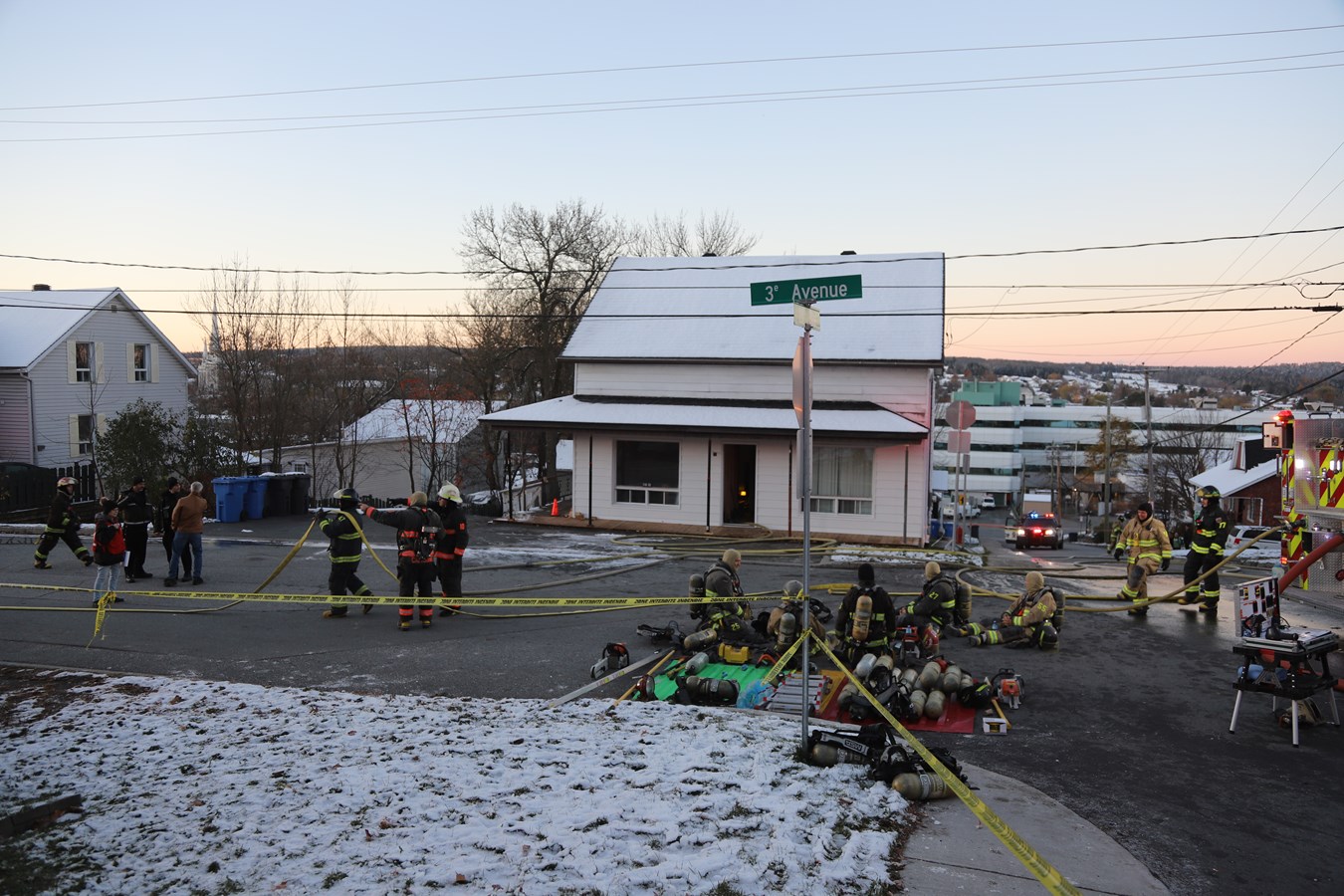 Saint-Georges: intervention des pompiers sur un incendie suspect