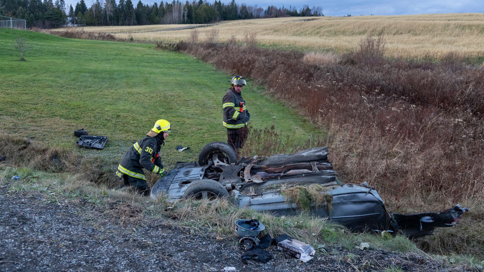 Accident à Saint-Honoré: des blessures importantes