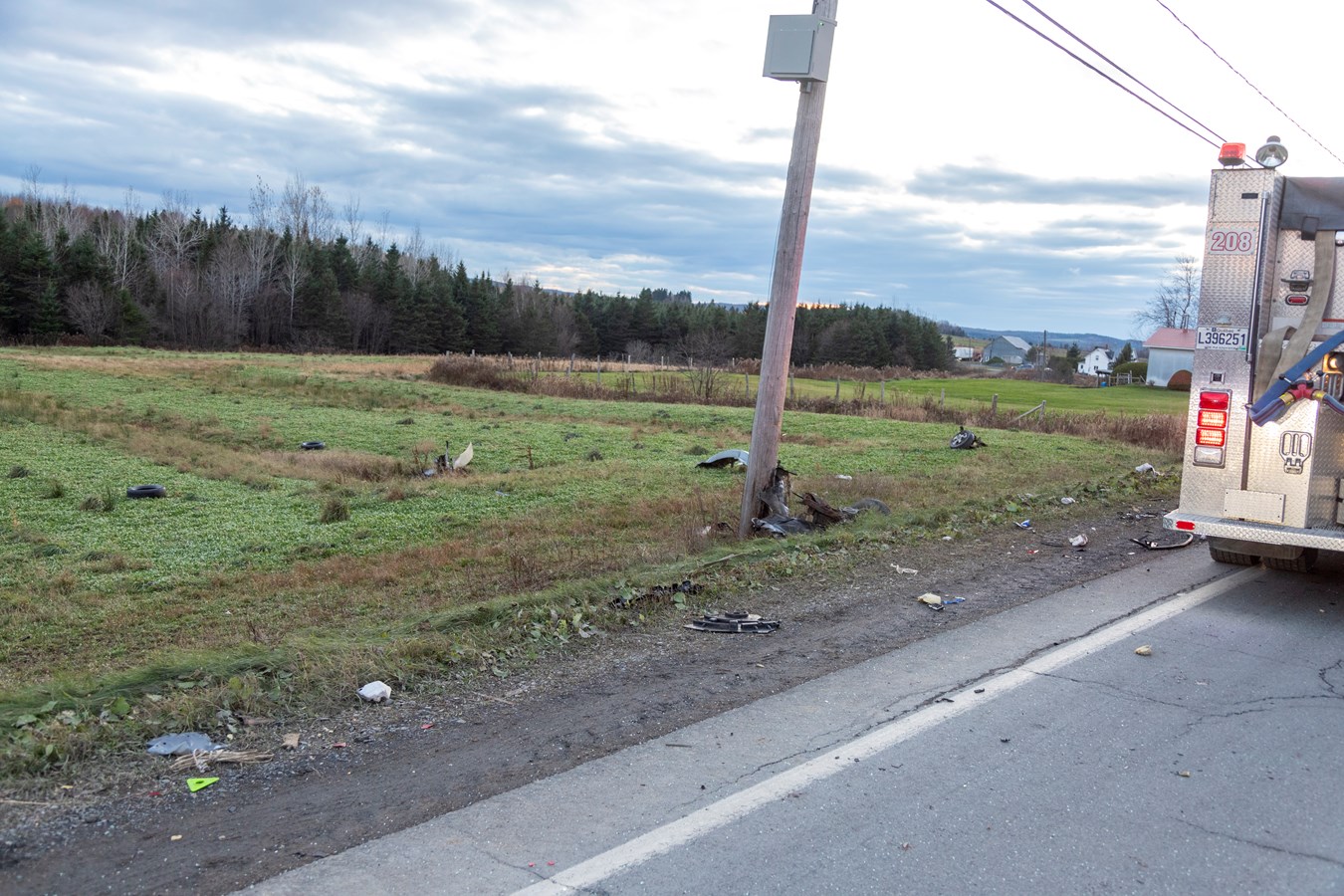 Accident à Saint-Honoré: des blessures importantes
