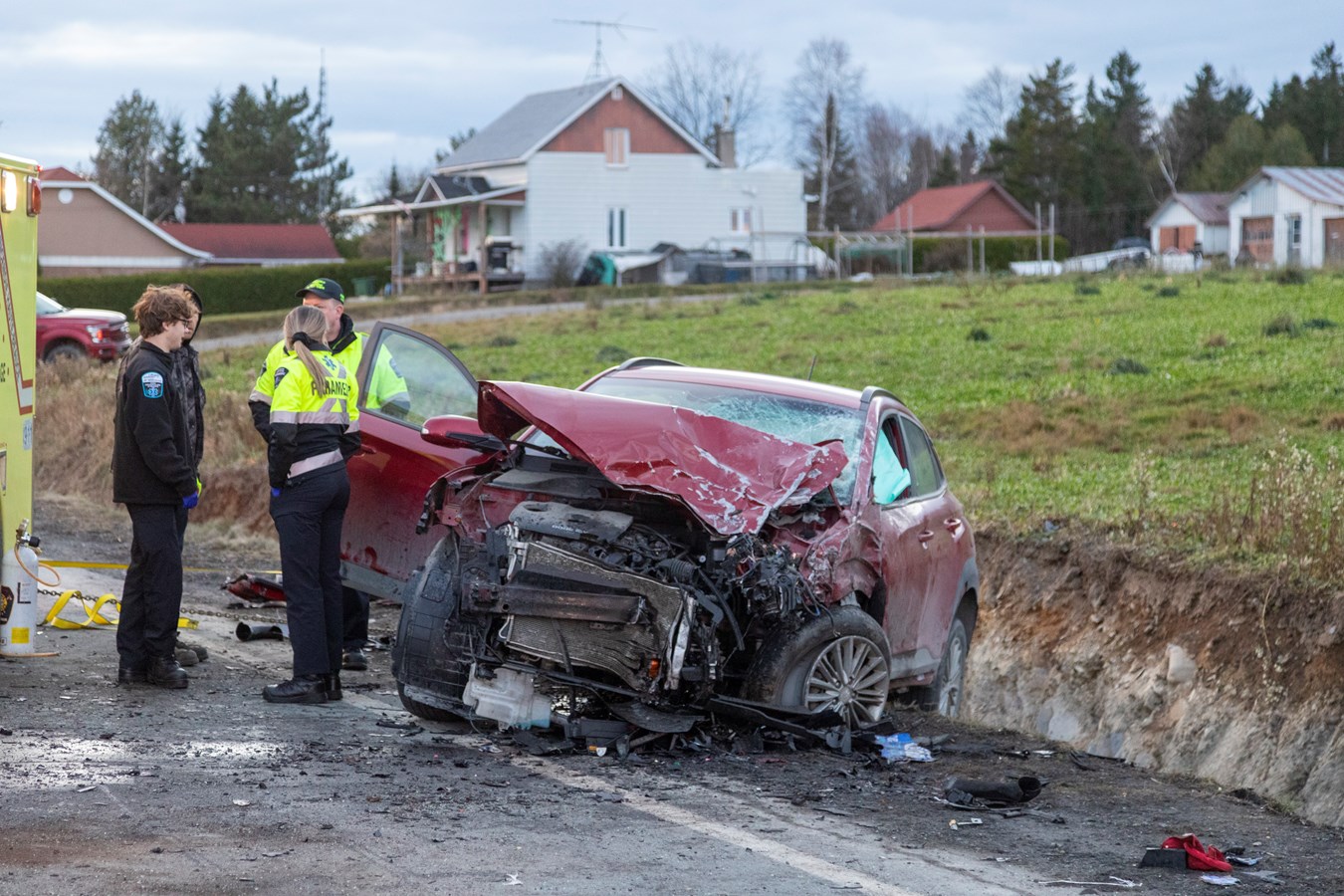 Accident à Saint-Honoré: des blessures importantes