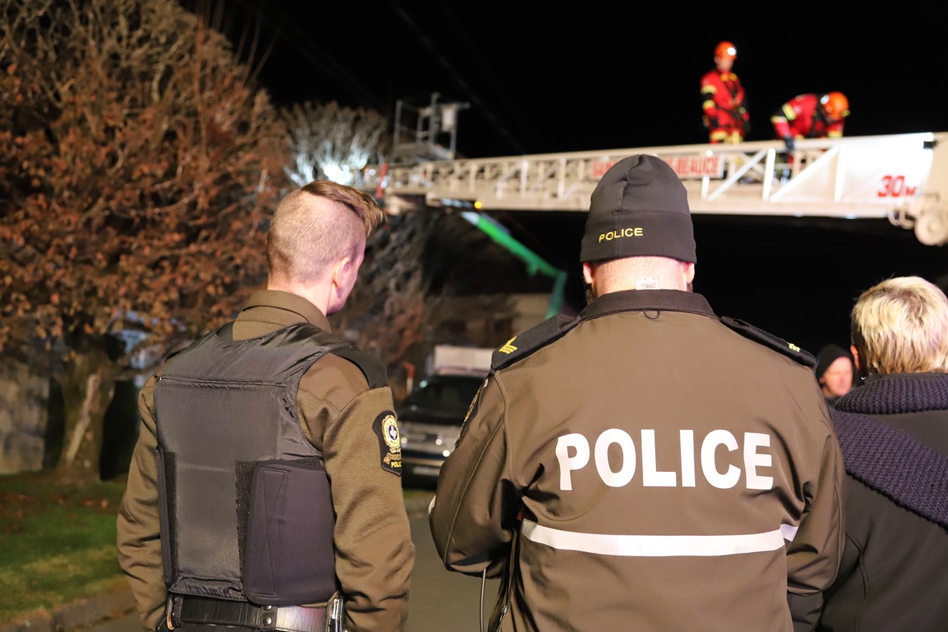 Sauvetage dans une nacelle à Beauceville