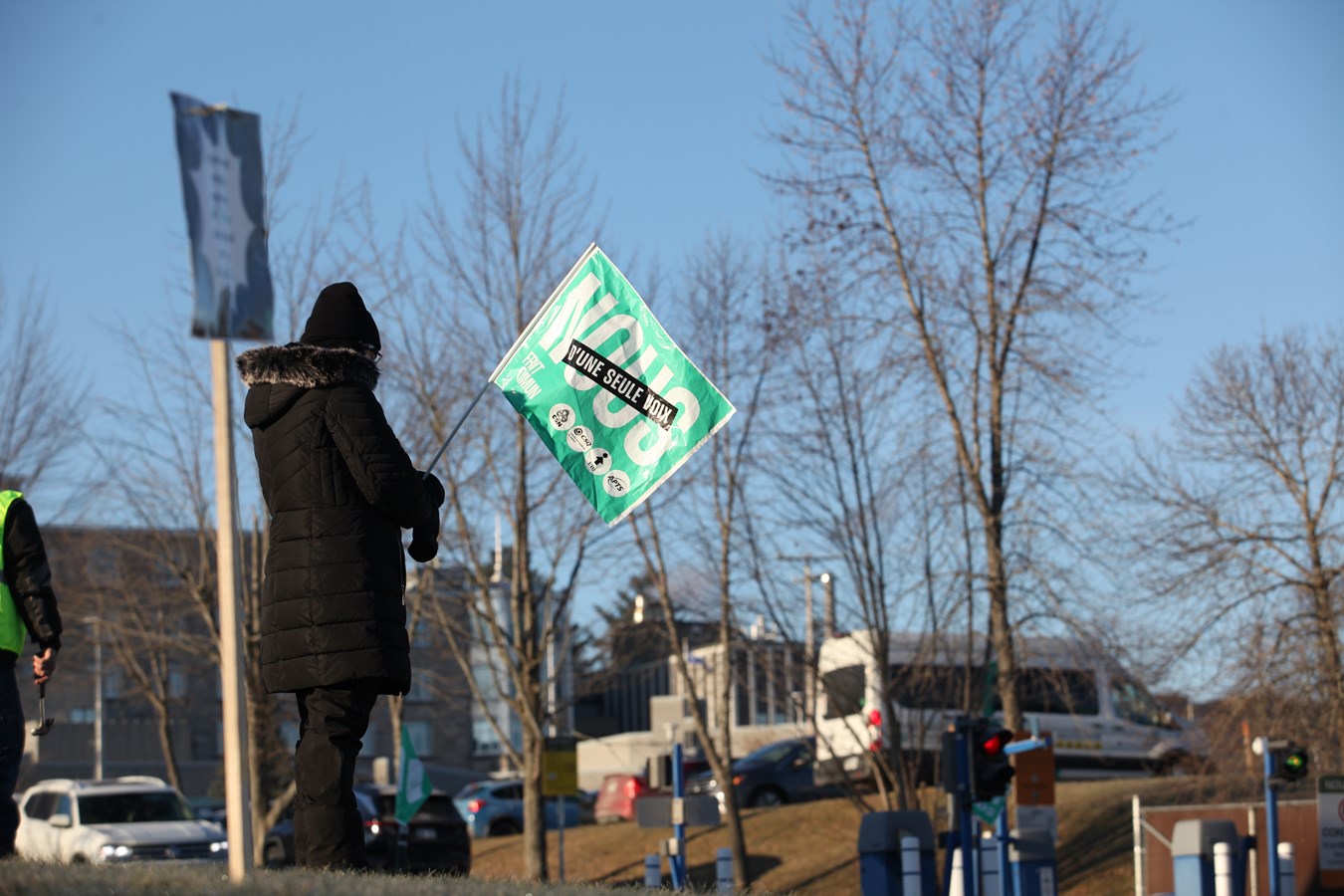 Le Front Commun lance sa grève de trois jours à Saint-Georges