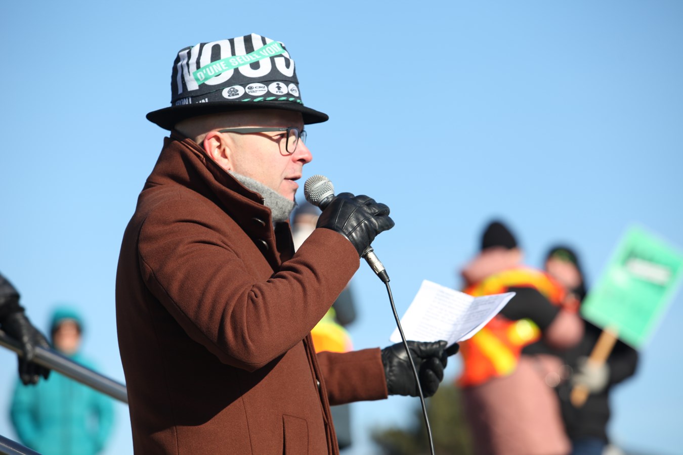 Dominic Loubier, président du Syndicat de l’enseignement de la Chaudière.