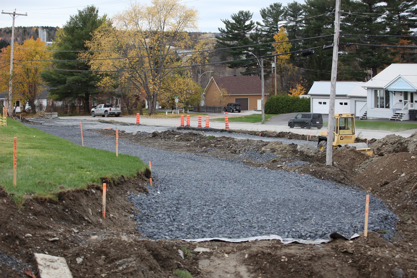 Prolongement de la piste cyclable: les travaux suspendus pour l'hiver