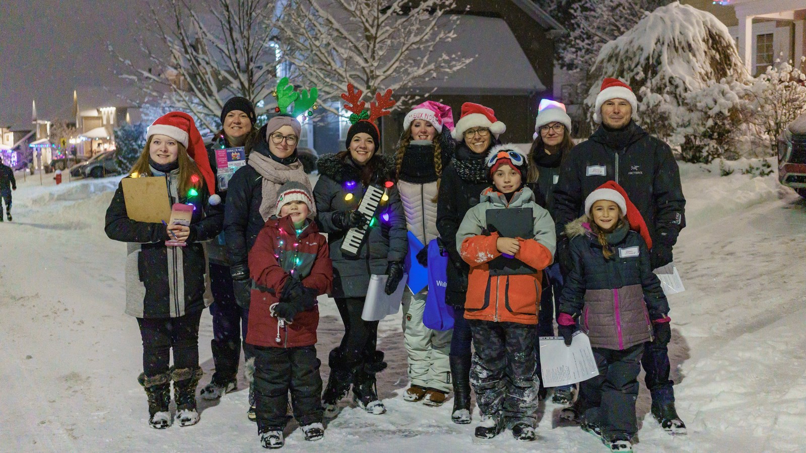 La Chorale Voix-là Noël dans les rues de Saint-Georges en 2022