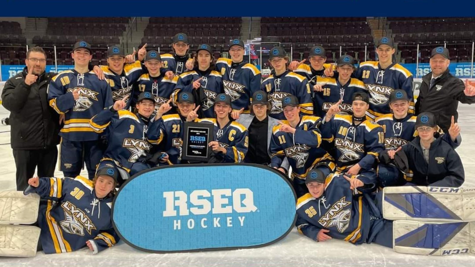 Les Lynx M18D1 Relève sont couronnés champions à Jonquière