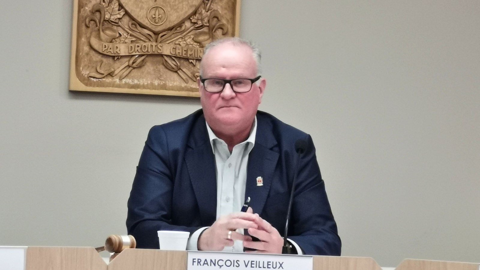 Le maire François Veilleux.