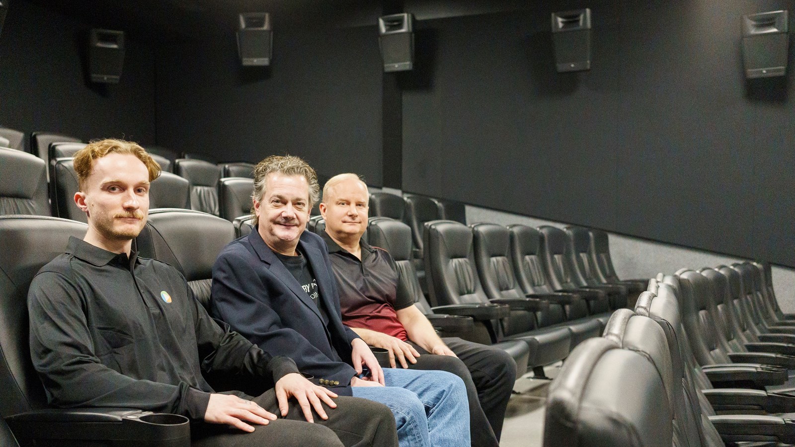 William Morin, P.A Charron et Stéphane Morin