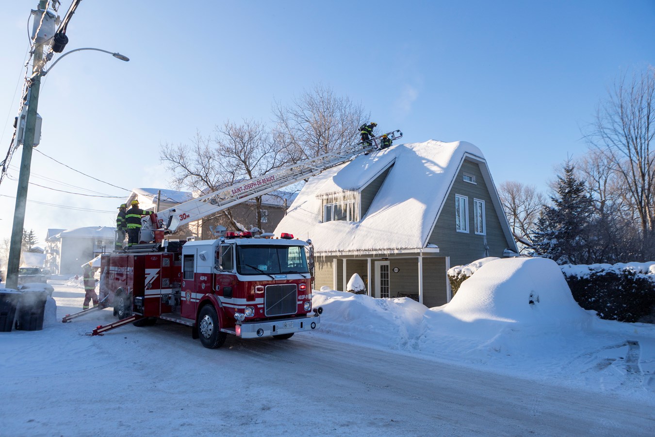 Trois interventions des pompiers en moins de 12 h en Beauce