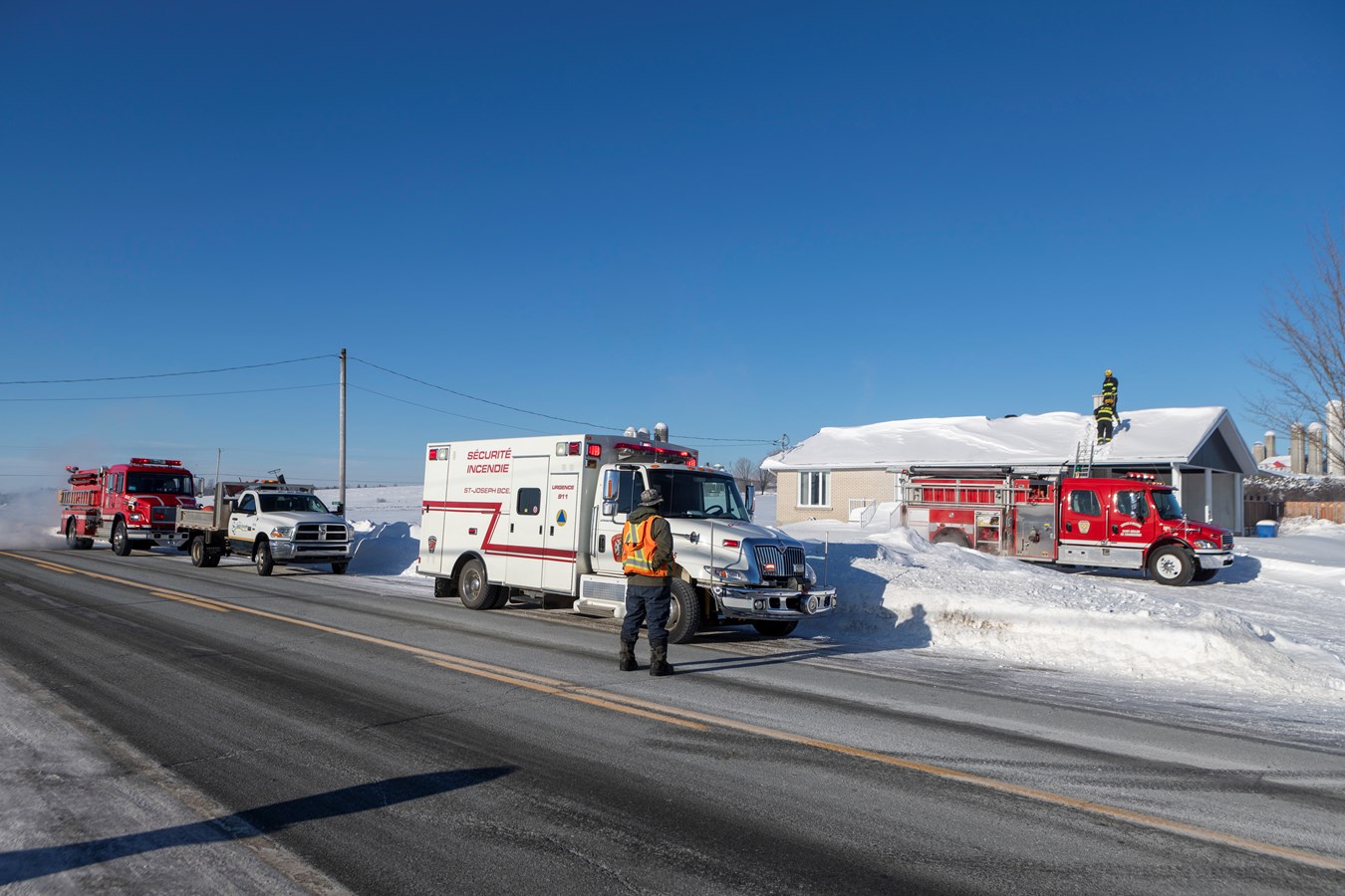 Trois interventions des pompiers en moins de 12 h en Beauce
